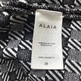 Load image into Gallery viewer, Alaia Black / White Check Knit Cardigan Sweater
