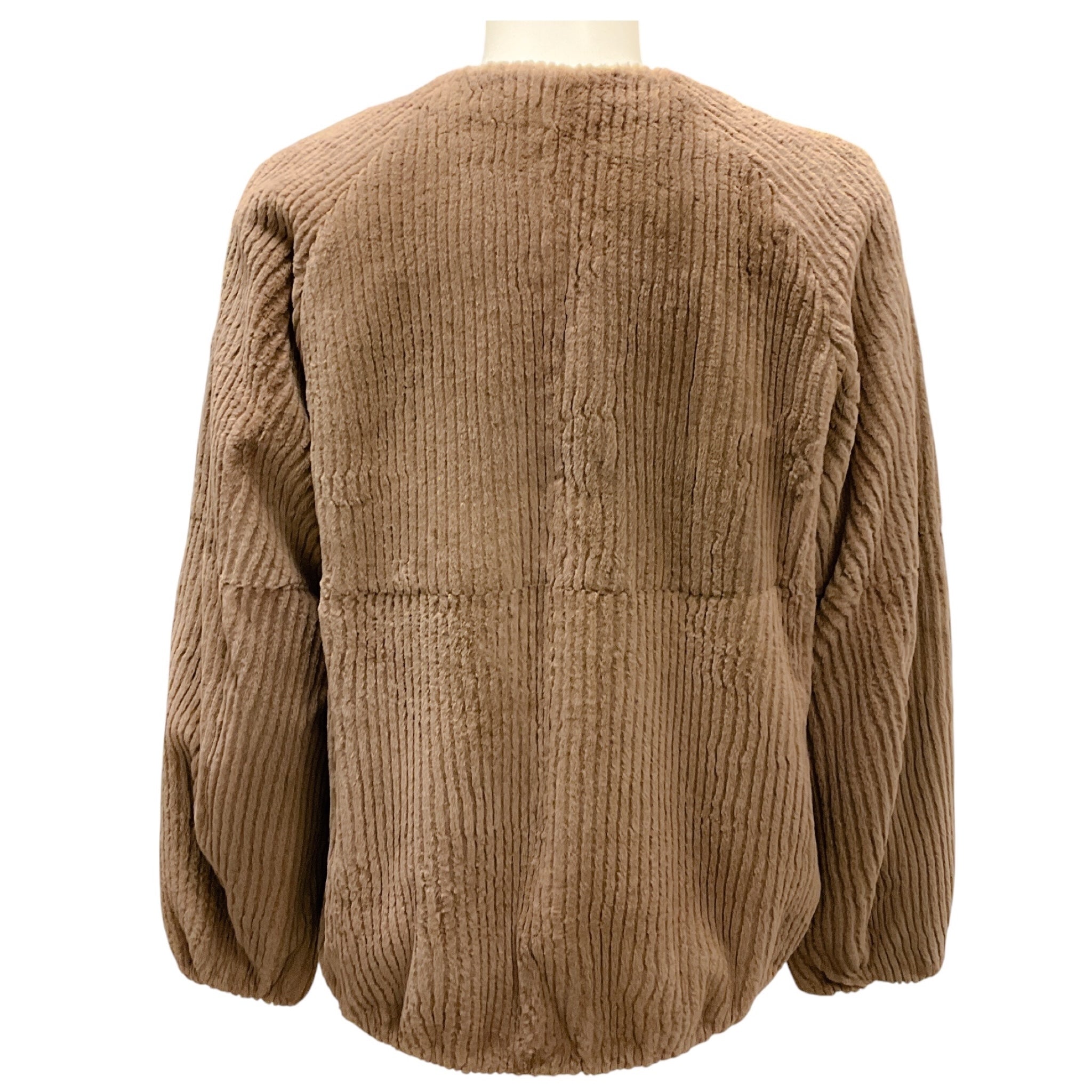 Fleurette Prairie Rabbit Fur Full Zip Jacket