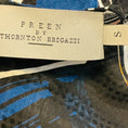 Load image into Gallery viewer, Preen by Thornton Bregazzi Black / Blue Multi Chevron Print Silk Blouse
