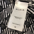 Load image into Gallery viewer, Alaia Black / White Check Knit Cardigan Sweater
