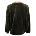 Load image into Gallery viewer, Fleurette Moss Rabbit Fur Full Zip Jacket
