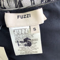 Load image into Gallery viewer, Fuzzi Black / Grey Printed Long Sleeved V-Neck Mesh Midi Dress
