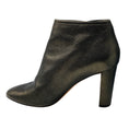Load image into Gallery viewer, Jimmy Choo Bronze Metallic Grained Leather Ankle Booties
