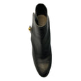 Load image into Gallery viewer, Jimmy Choo Bronze Metallic Grained Leather Ankle Booties

