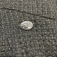 Load image into Gallery viewer, Chanel Black Cap Sleeved Shimmer Tweed Sheath Dress

