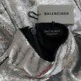 Load image into Gallery viewer, Balenciaga Silver Sequined Turtleneck Top
