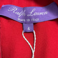 Load image into Gallery viewer, Ralph Lauren Collection Runway Crimson Fluid Velvet Plisse Halter Gown
