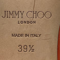 Load image into Gallery viewer, Jimmy Choo Fuchsia Pink / Orange Suede Leather Low Heel Slide Sandals
