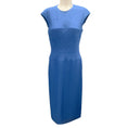 Load image into Gallery viewer, Narciso Rodriguez Blue Wool Twill Seam Dress
