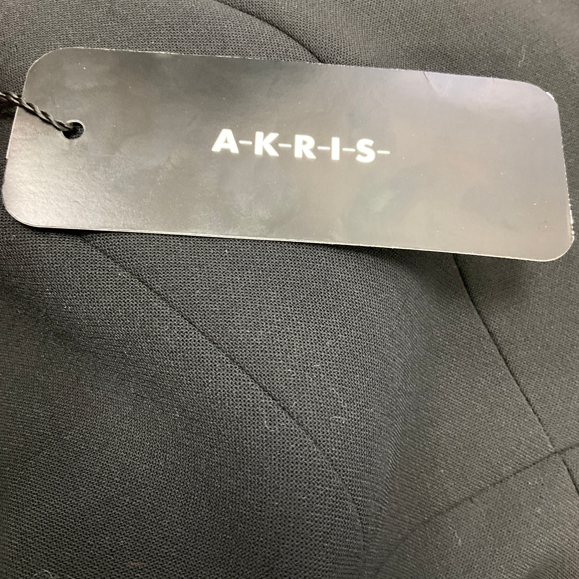 Akris Black Sleeveless Wool Shift Dress