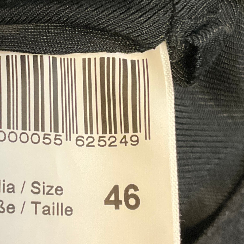 Peserico Charcoal Grey Double Breasted Wool Blazer