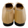 Load image into Gallery viewer, Chanel Tan / Leather Ballet Flats with Black Logo Cap Toe
