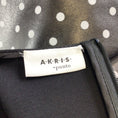 Load image into Gallery viewer, Akris Punto Black / White Polka Dotted Sleeveless Lambskin Leather Top
