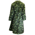 Load image into Gallery viewer, Marni Dark Olive 2020 Mid-Length Flared Cotton Jacquard Duster Coat
