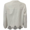 Load image into Gallery viewer, Shari's Place White / Black Eyelet Leather Jacket
