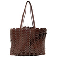 Load image into Gallery viewer, Paco Rabanne Brown Leather Chain Tote Bag
