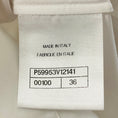 Load image into Gallery viewer, Chanel White CC Logo Pearl Button Cotton Blouse

