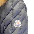 Load image into Gallery viewer, Moncler Black Down Belted Puffer Coat with Fur Collar
