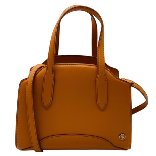 Loro Piana Tan Sesia Micro Smooth Satin Calf Leather Handbag
