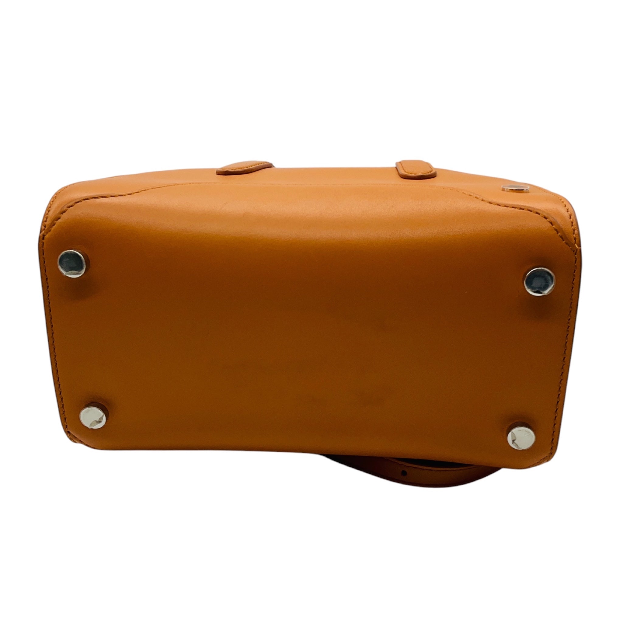 Loro Piana Tan Sesia Micro Smooth Satin Calf Leather Handbag