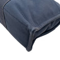 Load image into Gallery viewer, Hermes Navy Blue Canvas Deauville MM Bag
