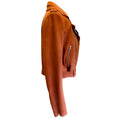 Load image into Gallery viewer, Brandon Maxwell Caramel Suede Double Layer Moto Jacket
