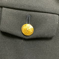 Load image into Gallery viewer, Veronica Beard Navy Blue Renzo Slim Leg Pant with Gold Crest Buttons
