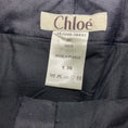 Load image into Gallery viewer, Chloe Vintage Black Noir Jacquard Mini Skirt with Lace Back
