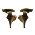 Load image into Gallery viewer, Tamara Mellon Tan Multi Snake Print Ankle Wrap Wedge Sandals
