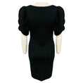 Load image into Gallery viewer, Fendi Black Puff Sleeve Knit Midi Dress

