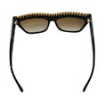 Load image into Gallery viewer, Stella McCartney Dark Havana Brown Tortoiseshell Gradient Bio Lens & Bio Acetate Sunglasses with Gold Chain Detail
