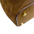 Load image into Gallery viewer, Kieselstein-Cord Brown Suede Bucket Bag with Horse
