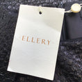 Load image into Gallery viewer, Ellery Black Mavericks Pleat Front Pebble Mini Skirt
