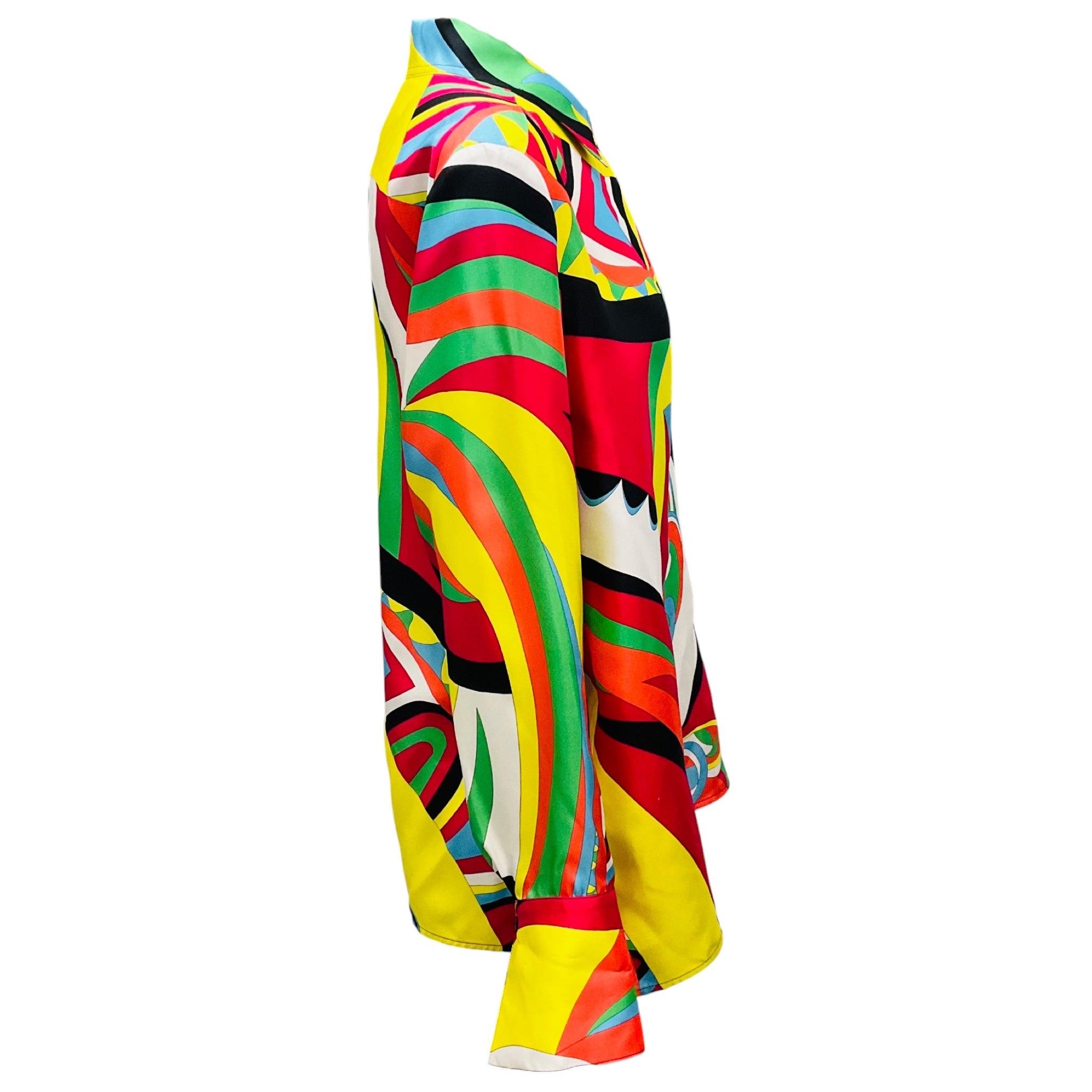 DMN Multicolor Silk Blouse