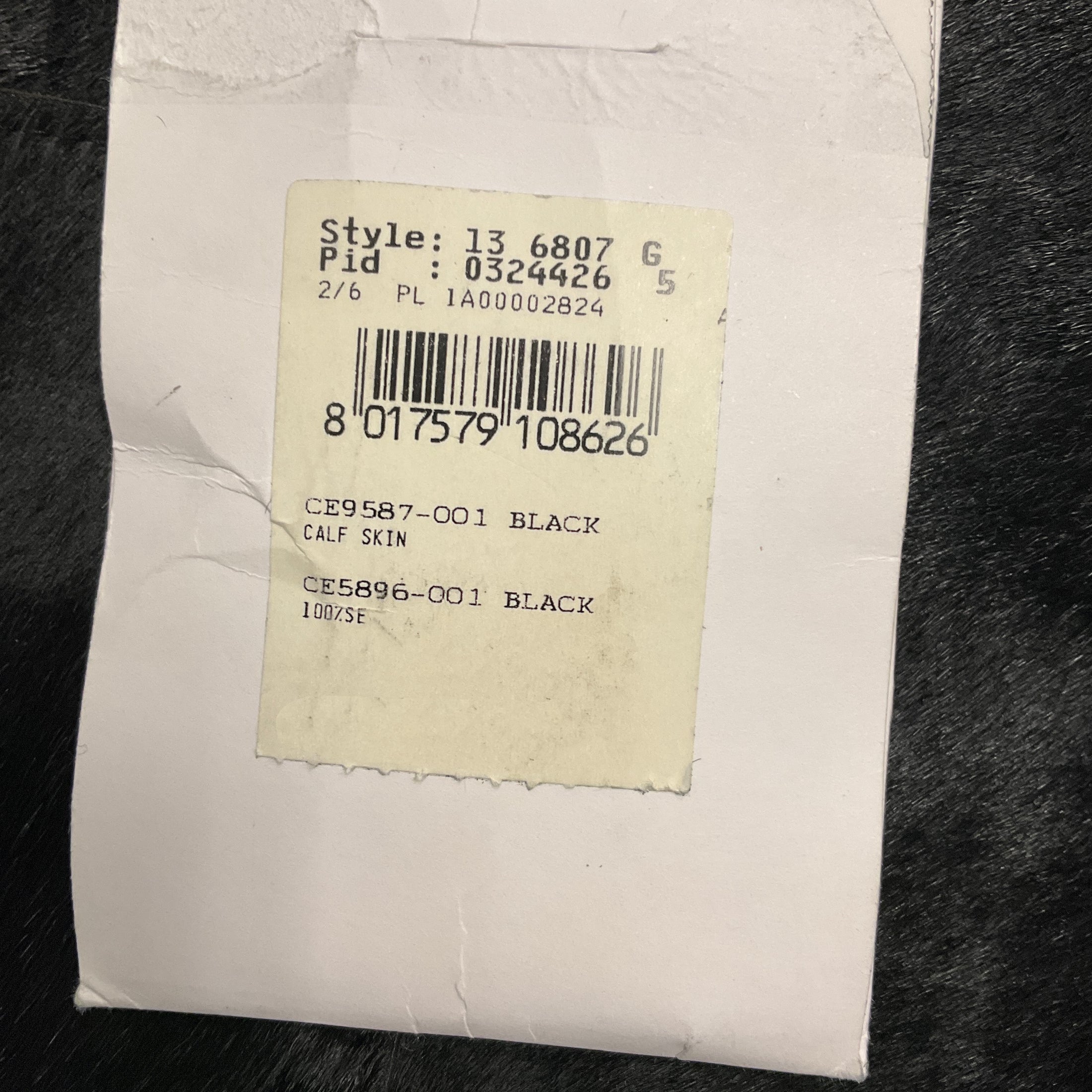 Salvatore Ferragamo Black Calf Hair Jacket