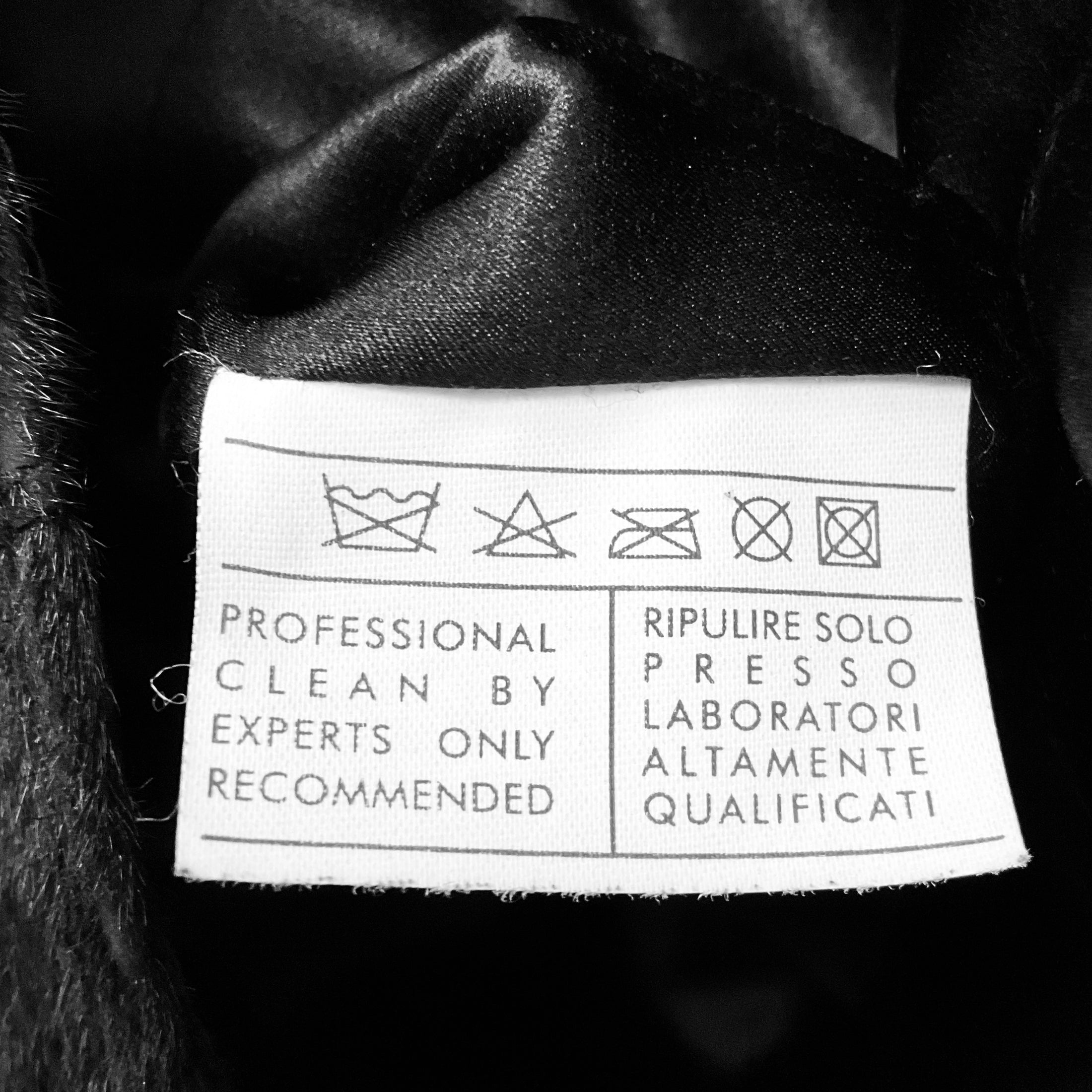 Salvatore Ferragamo Black Calf Hair Jacket