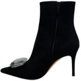 Load image into Gallery viewer, Gianvito Rossi Black Suede Jaipur Booties
