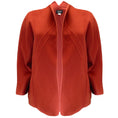 Load image into Gallery viewer, Chado by Ralph Rucci Rust Open Front Cashmere Jacket

