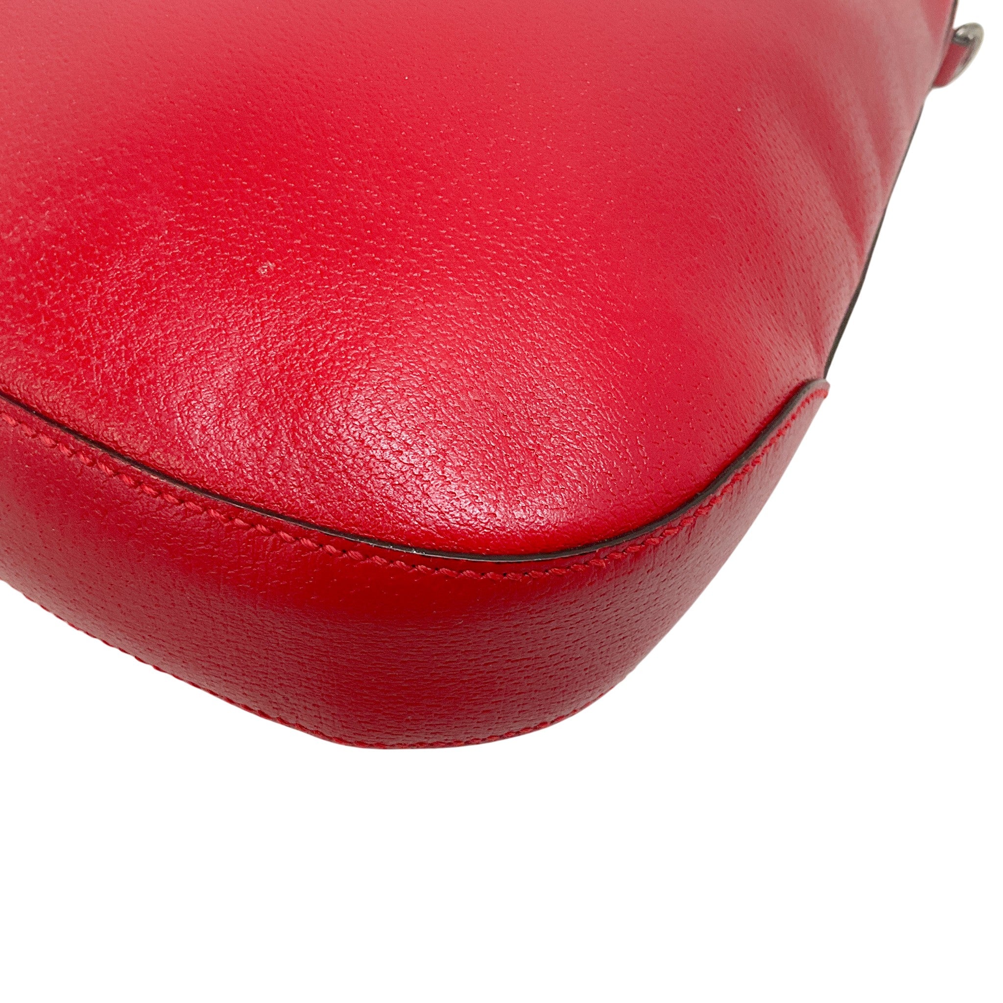 Gucci Red Leather Dionysus Bag with Jaguar
