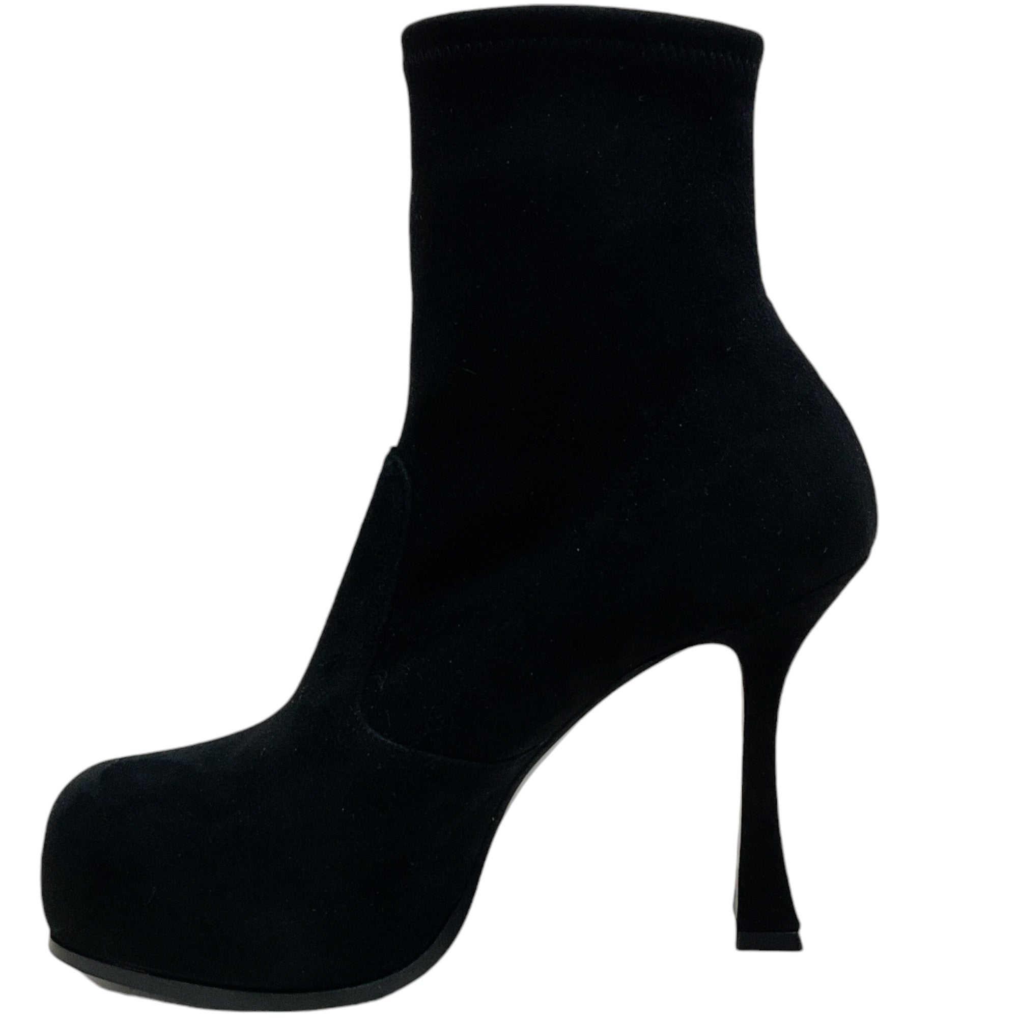 Casadei Black Suede Platform Booties