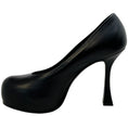 Load image into Gallery viewer, Casadei Black Leather Minorca Platform Pumps
