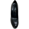 Load image into Gallery viewer, Casadei Black Leather Minorca Platform Pumps
