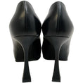 Load image into Gallery viewer, Casadei Black Leather Minorca Platform Pumps
