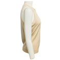 Load image into Gallery viewer, Theory Ecru Airy Sheen Sheer Knit Tank Top and V-Neck Cardigan Sweater Set
