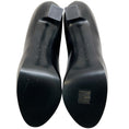 Load image into Gallery viewer, Casadei Black Leather Minorca Platform Pumps
