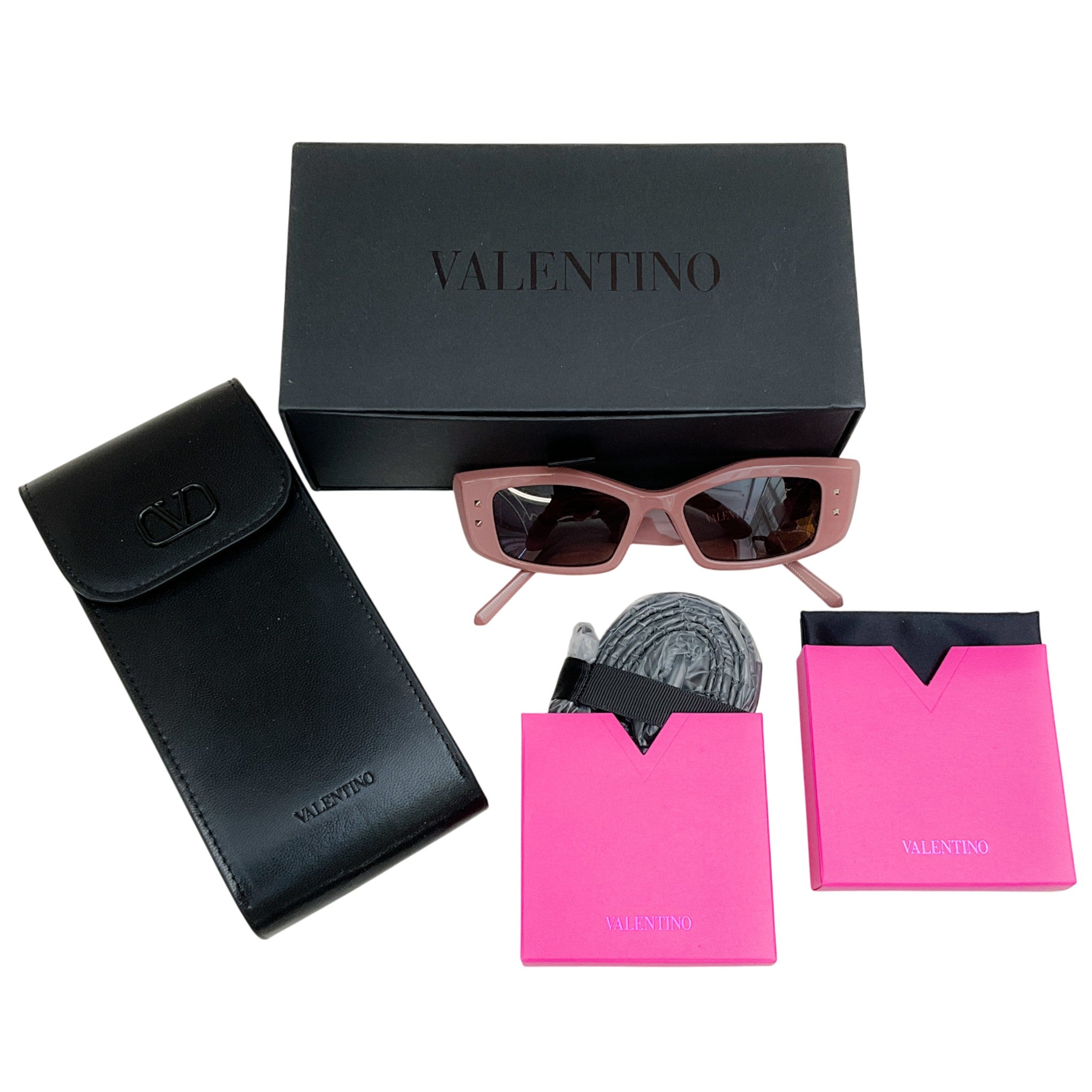 Valentino Brown / Gold V Quattro Sunglasses
