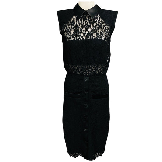 Self-Portrait Black Lace Cocktail Dress