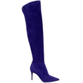 Load image into Gallery viewer, Gianvito Rossi Purple Suede Jules High Boots
