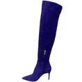 Load image into Gallery viewer, Gianvito Rossi Purple Suede Jules High Boots
