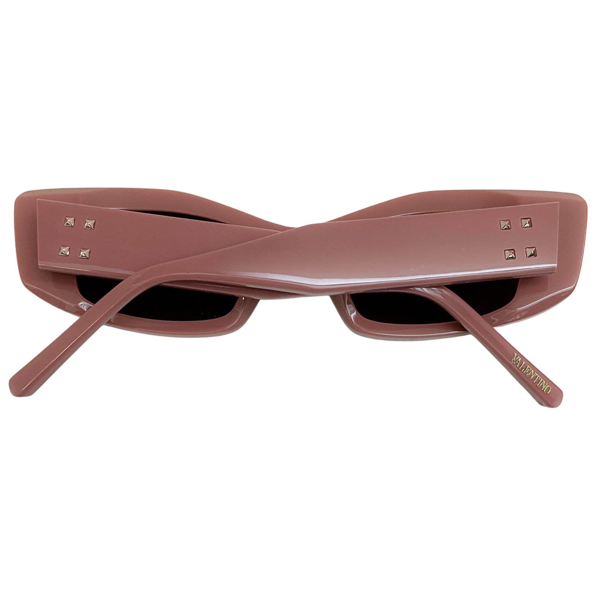 Valentino Brown / Gold V Quattro Sunglasses